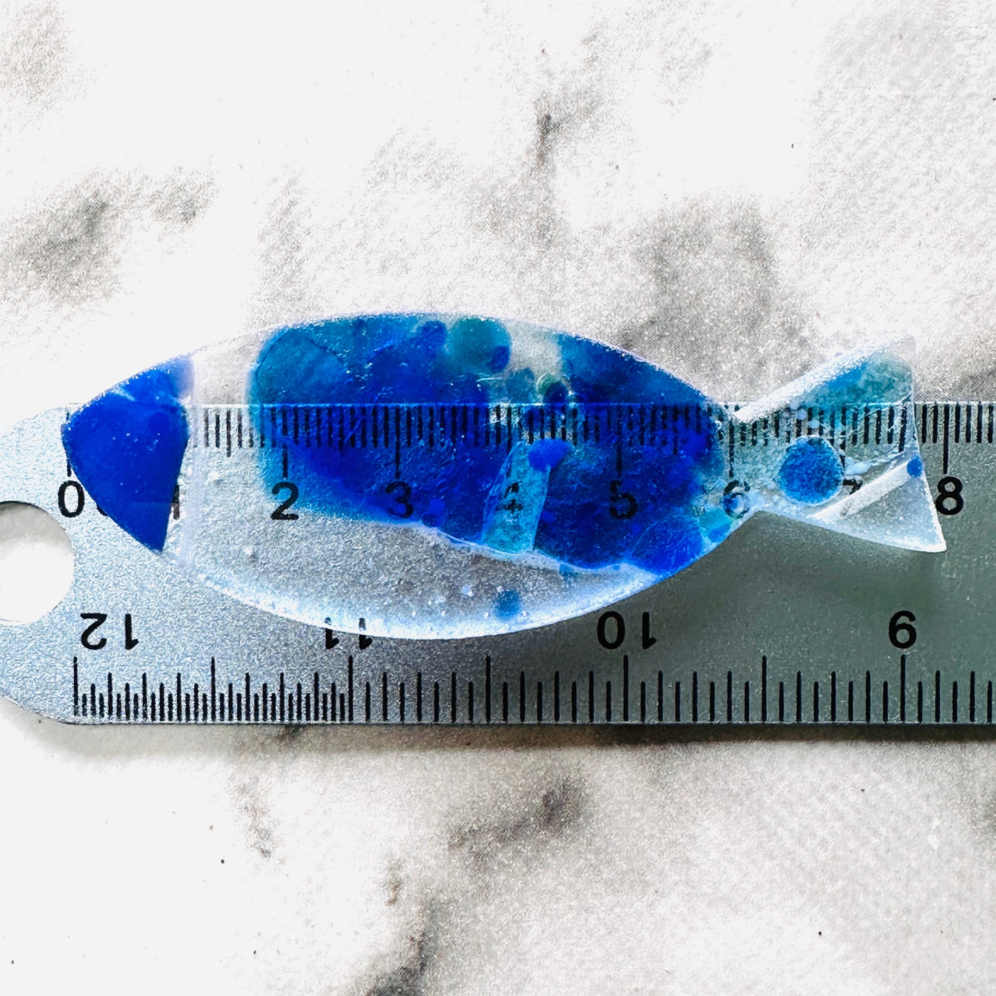 Handmade coloured Fish 8cm