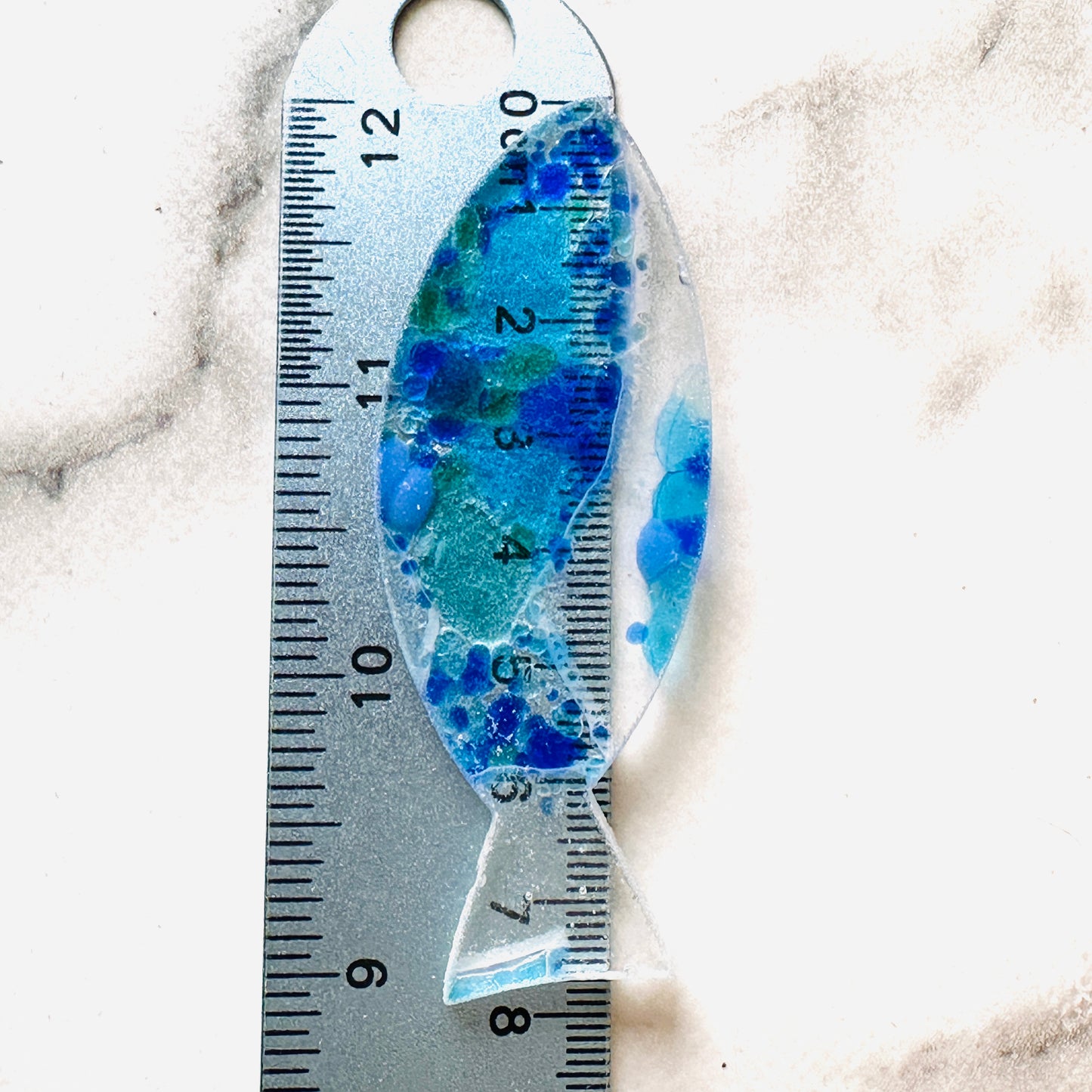 Handmade coloured Fish 8cm