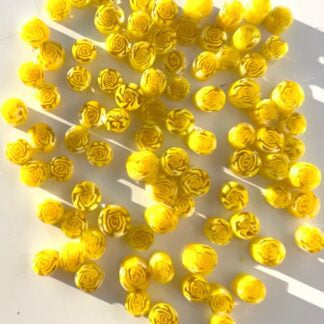 MURRINE – FLOWERS – YELLOW ROSES – 90COE- Tabitha’s Glass Emporium