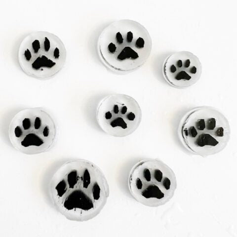 Animals – Paws Print – 90COE- Tabitha’s Glass Emporium