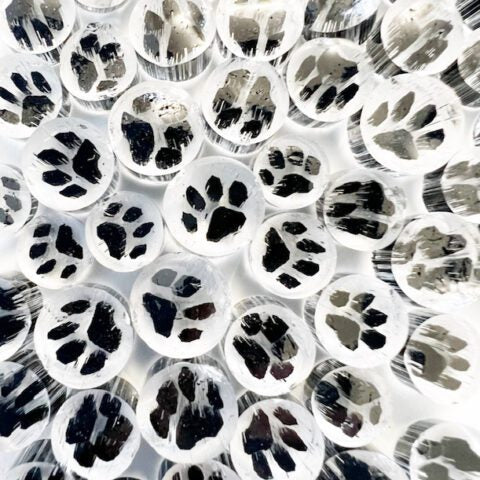 Animals – Paws Print – 90COE- Tabitha’s Glass Emporium