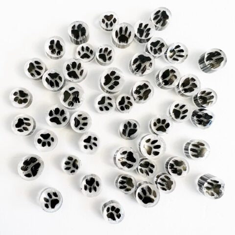 Animals – Paws Print – 90COE- Tabitha’s Glass Emporium