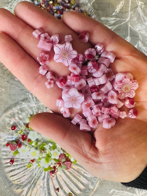 Cherry blossom Murrine - Tabitha’s Glass Emporium