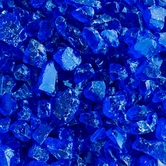 Frit Transparent Deep Royal blue - Coarse - COE 90