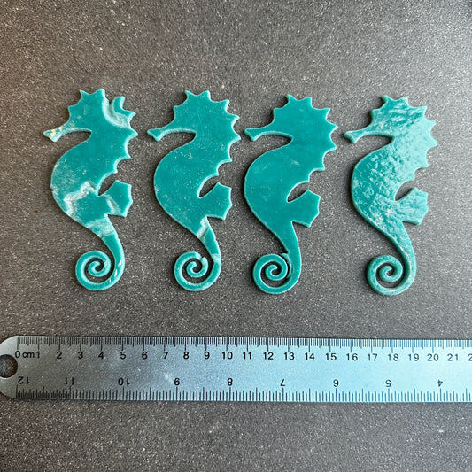 Seconds teal seahorse COE 90