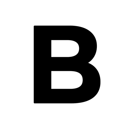 B