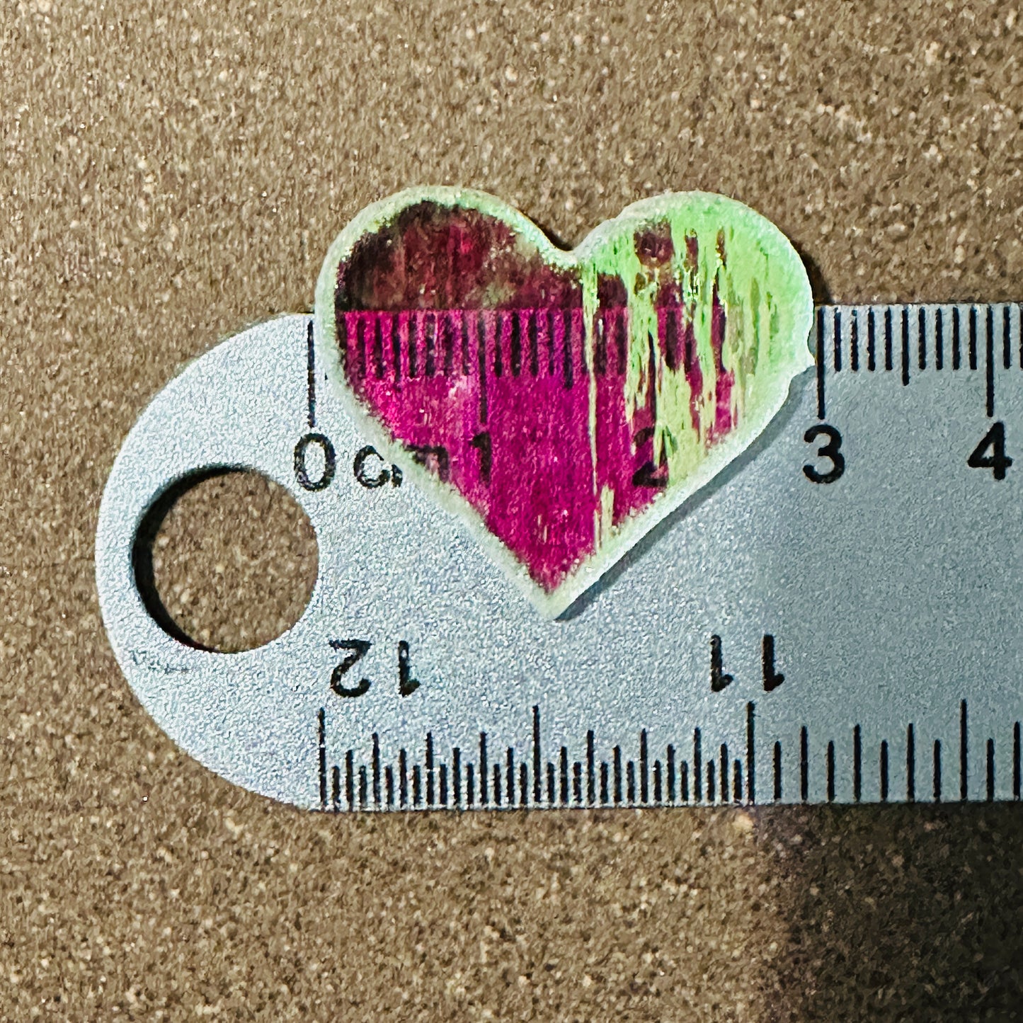 Dichrohic Heart 3cm