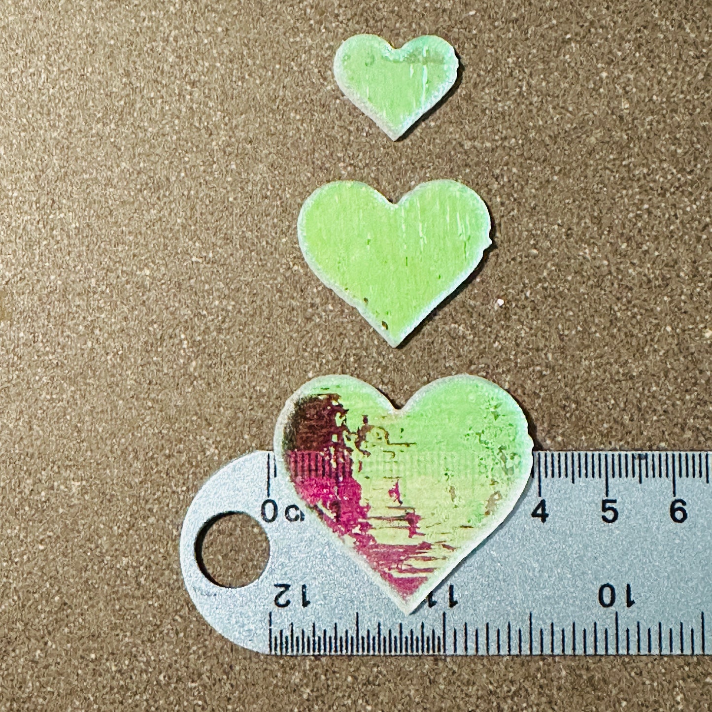 Dichrohic Heart 2cm