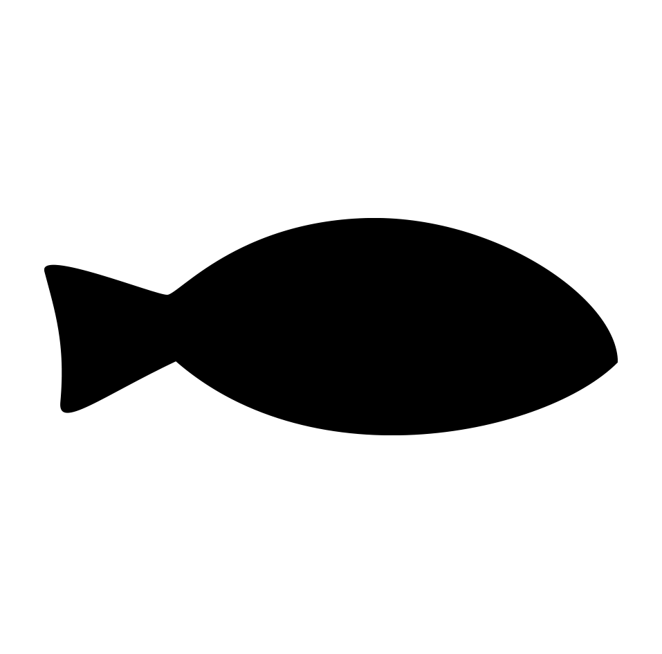Solid Fish Shape Shapes – Glass Shapes